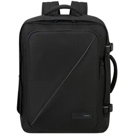 American Tourister Take2cabin M - Mochila de Cabina para Laptop 15.6', 38.2L, Material Recyclex (Negra)