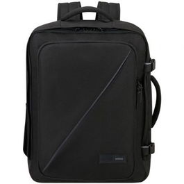 American Tourister Mochila Take2cabin M Equipaje de Mano Negra Capacidad 38.2L Dimensiones 45x36x20cm