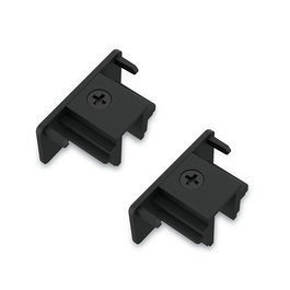 Philips Easylink Tapa Final para Rieles, Negro, 2 unidades, 35 x 19 x 17 mm