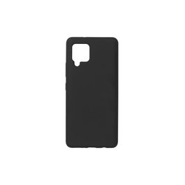 eSTUFF Funda de Silicona con Protección 360° y Forro Suave para Samsung Galaxy A42 5G - Color Negro