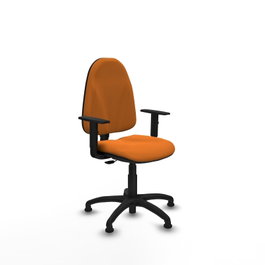PIQUERAS Y CRESPO Silla de oficina Algarra Naranja