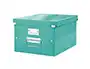 Leitz Caja de almacenamiento Click&Store mediana color turquesa 281x200x369 mm