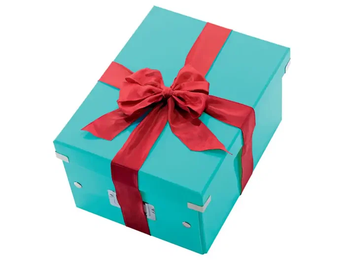 Leitz Caja de almacenamiento Click&Store mediana color turquesa 281x200x369 mm