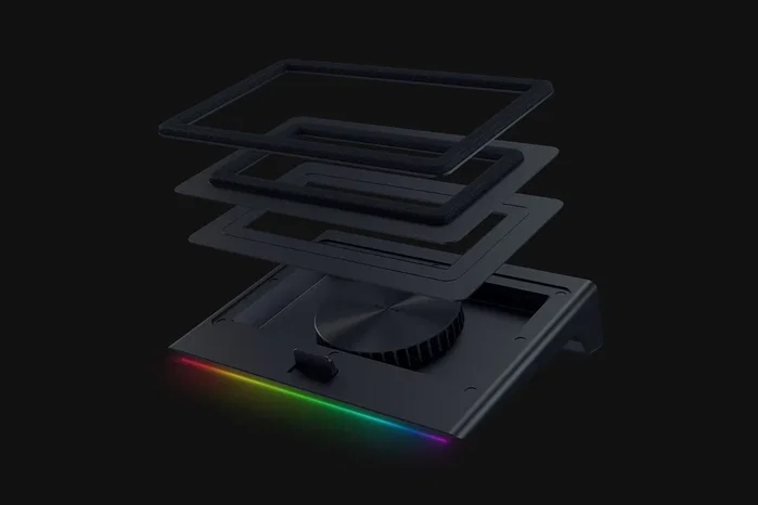 Razer RC21-02300100-R3GW Base de refrigeración para portátil de 18 pulgadas, Negro
