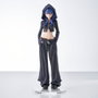 Gridman Universe Estatua PVC Zozo Black Collection Rikka Takarada 24 cm