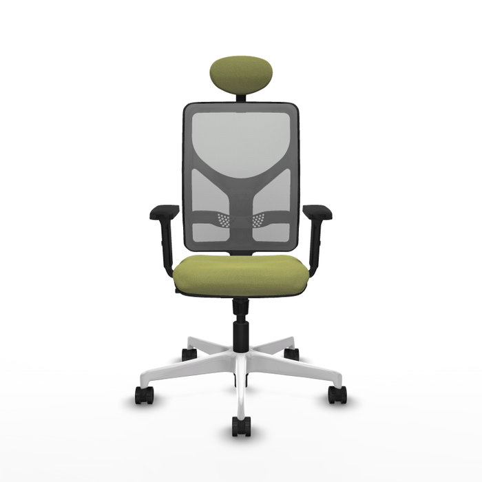 PIQUERAS Y CRESPO Silla de oficina Motilla con mecanismo Sincro, Verde oliva y Gris PIQUERAS Y CRESPO Silla de oficina Motilla con mecanismo Sincro, Verde oliva y Gris