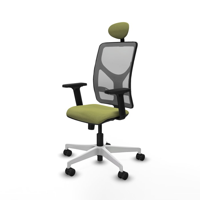 PIQUERAS Y CRESPO Silla de oficina Motilla con mecanismo Sincro, Verde oliva y Gris PIQUERAS Y CRESPO Silla de oficina Motilla con mecanismo Sincro, Verde oliva y Gris