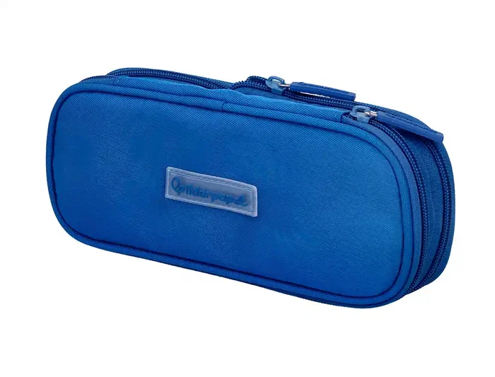 Liderpapel Estuche Portatodo Color Pop con Compartimento Extensible, 2 Cremalleras, Azul, 230x60 mm Liderpapel Estuche Portatodo Color Pop con Compartimento Extensible, 2 Cremalleras, Azul, 230x60 mm