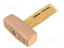 BETA Martillo de Cobre con Mango de Madera 280mm