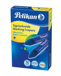 Cera Marcadora Pelikan Dura 762 Azul (Caja De 12) (701011)