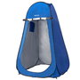 Aktive Tienda ducha cambiador para camping sin suelo 120x120x190 cm azul