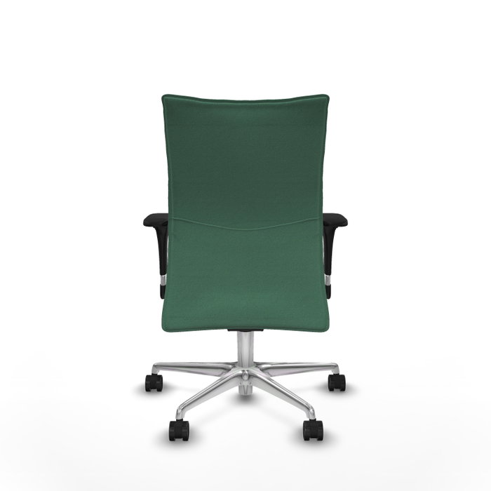 PIQUERAS Y CRESPO Silla Albacete confidente Verde esmeralda Mecanismo Sincro Brazos 1D