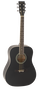 Daytona A411 Guitarra Acústica Dreadnought Negra Brillo