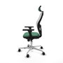 PIQUERAS Y CRESPO Silla de oficina Jorquera Verde Esmeralda y Blanco