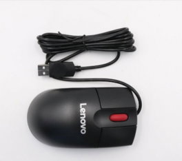 Lenovo 06P4069 ThinkPlus - Ratón Óptico con Rueda de Desplazamiento y Conexión USB, Sin Necesidad de Alfombrilla