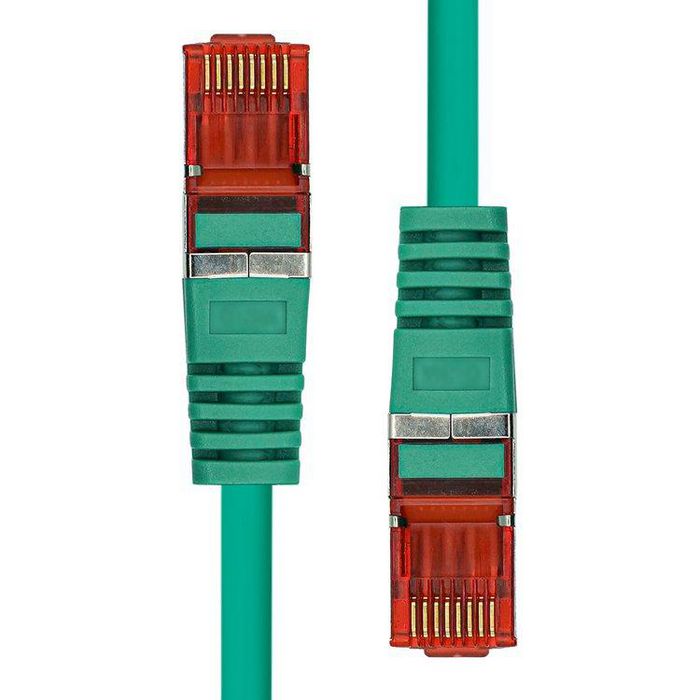 ProXtend Cable Ethernet CAT6 F/UTP CU LSZH 7m Verde con Conectores Chapados en Oro 50u