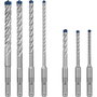 Bosch EXPERT SDS plus-7X Juego de 7 Brocas para Martillo Perforador