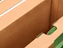 Liderpapel Caja archivador de cartón reforzado con asa Verde