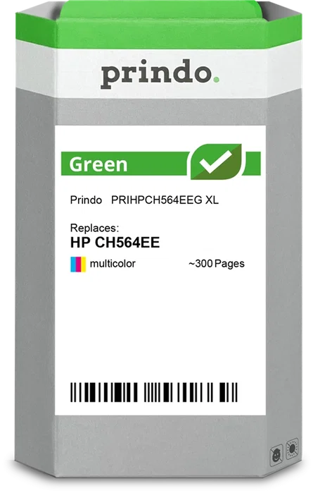 Prindo Green Cartucho de Tinta Compatible HP 301 XL Varios Colores ~300 Páginas