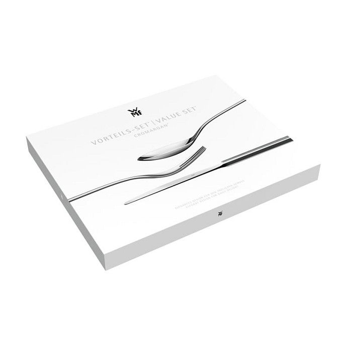 WMF 11.8900.9000 Florenz Set de Cubiertos, 60 Piezas para 12 Personas, Acero Inoxidable