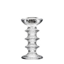 Iittala Portavela con Vela Festivo 15 cm - Set de 6 Unidades con Soporte Metálico