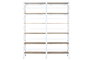 DKD Home Decor Estanteria Loft Blanco Natural Metal Mango 180 x 35 x 220 cm