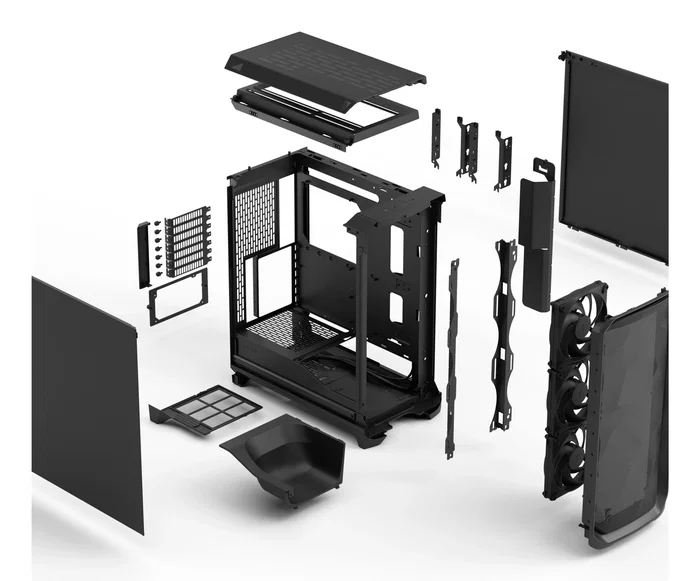 Fractal Design Meshify 3 Black Solid Fractal Design Meshify 3 Black Solid