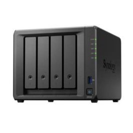 Synology DP340 NAS ActiveProtect, Servidor de almacenamiento de 4 bahías con 32 TB (2 x 16 TB), CPU AMD R1600, 16 GB RAM, DiskStation Manager, RAID 1/5, 2 puertos LAN Gigabit