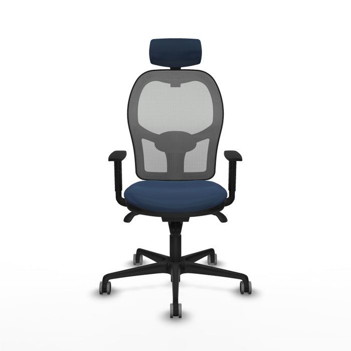 PIQUERAS Y CRESPO Silla de oficina Jorquera Azul marino y Gris PIQUERAS Y CRESPO Silla de oficina Jorquera Azul marino y Gris