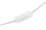 DKD Home Decor Lámpara de Sobremesa de Cerámica y Algodón Blanco y Dorado