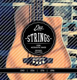 EKO Juego Bajo Acústico Bronze 80/20 Medium 40-96 Cuerdas para Guitarra