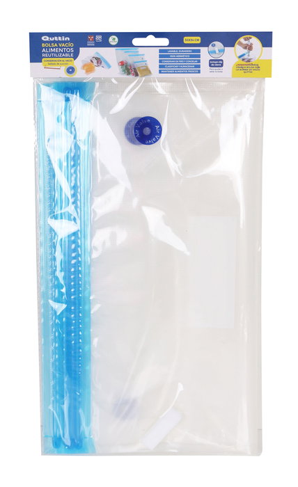 Quttin Set 4 Bolsas Reutilizables para Comida al Vacío 30x34 cm (24 Cajas) Quttin Set 4 Bolsas Reutilizables para Comida al Vacío 30x34 cm (24 Cajas)