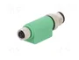PHOENIX CONTACT Adaptador M12 macho recto a M8 hembra recto, 4 pines