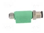 PHOENIX CONTACT Adaptador M12 macho recto a M8 hembra recto, 4 pines