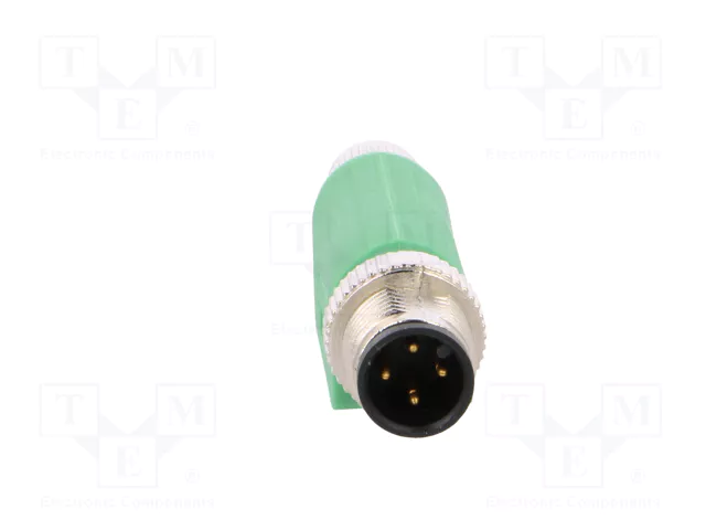 PHOENIX CONTACT Adaptador M12 macho recto a M8 hembra recto, 4 pines