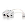 Equip Adaptador RJ45 Cat5e 1 Macho a 2 Hembras