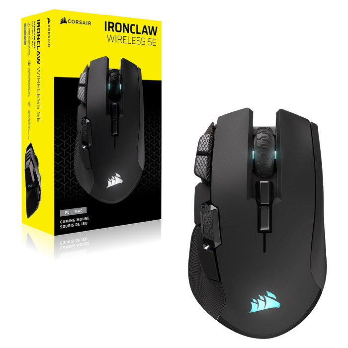 Corsair IRONCLAW WL SE Ratón Gaming Inalámbrico Negro RGB Corsair IRONCLAW WL SE Ratón Gaming Inalámbrico Negro RGB