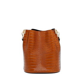 Bolso de Mano Maison Heritage BRUNA-CROCO-CAMEL