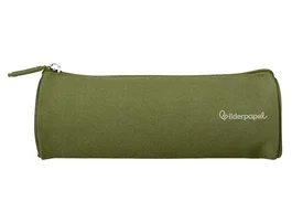 Liderpapel Estuche Portatodo Classic Cilindrico Ancho Verde Militar 210x70mm