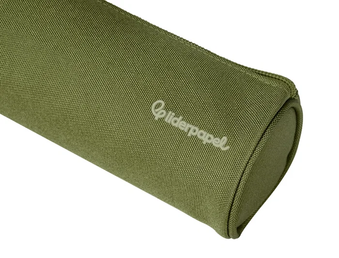 Liderpapel Estuche Portatodo Classic Cilindrico Ancho Verde Militar 210x70mm