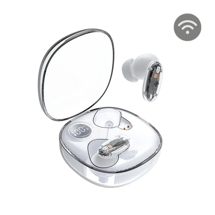Mars Gaming MHIB2W Auriculares Intraaurales Inalámbricos Bluetooth 5.4 con Estuche de Carga - Blanco, para Llamadas y Música