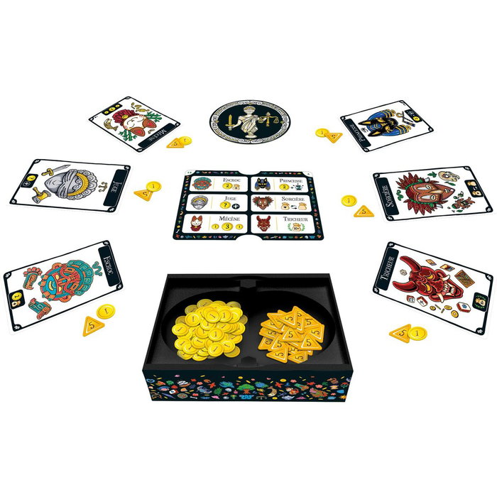 Asmodee Masquerade V2 Azul - Juego de estrategia infantil