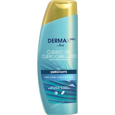 Head & Shoulders H&S DERMA X PRO Champú Hidratante para Cuero Cabelludo Seco y con Caspa, con Aloe Vera, Vitamina E y Leche de Coco - 300 ml Head & Shoulders H&S DERMA X PRO Champú Hidratante para Cuero Cabelludo Seco y con Caspa, con Aloe Vera, Vitamina E y Leche de Coco - 300 ml