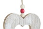 DKD Home Decor Colgante de Madera 8,5x1x31 cm Surtido de 3