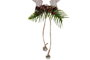 DKD Home Decor Colgante de Madera 8,5x1x31 cm Surtido de 3