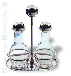 MEPRA Vinagrera Gala, juego de 2 piezas para orfebrería