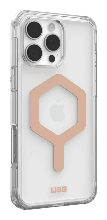 Urban Armor Gear UAG 114481114348 Funda Plyo Transparente Oro Rosa para iPhone 16 Pro Max (6.9") - Resistente a Impactos, Compatible con MagSafe