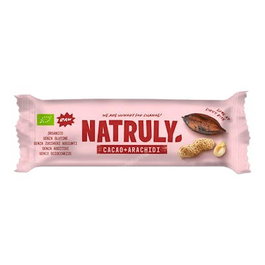 NATRULY Barrita Raw de Cacao y Cacahuete Bio 24 Unidades