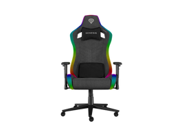 GENESIS Trit 660 RGB Silla para Videojuegos Gris Tela con Reposabrazos 2D