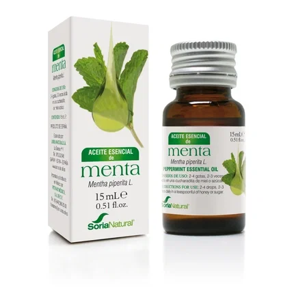 SORIA NATURAL Aceite Esencial de Menta (Mentha Piperita) 15ml SORIA NATURAL Aceite Esencial de Menta (Mentha Piperita) 15ml